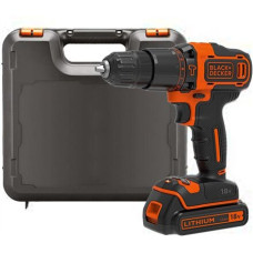 BLACK & DECKER , Impact driver-drill , BDCHD18K-QW , 18 V , 1.5 Ah , Li-Ion