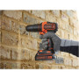 BLACK & DECKER , Impact driver-drill , BDCHD18K-QW , 18 V , 1.5 Ah , Li-Ion