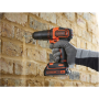 BLACK & DECKER Impact driver-drill , BDCHD18K-QW , 18 V , 1.5 Ah , Li-Ion