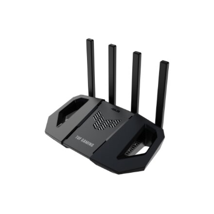 Asus , Dual-band Gaming Router , TUF-BE3600 , 802.11ax , 10/100/1000 Mbit/s , Mesh Support Yes , MU-MiMO No , No mobile broadband , Antenna type External , 1x USB 3.2 Gen 1