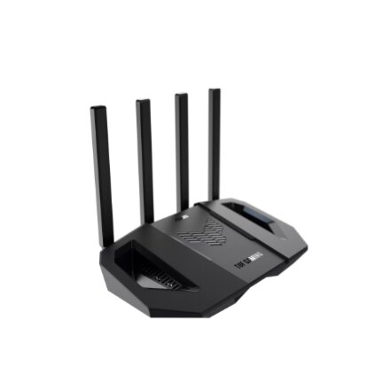 Asus , Dual-band Gaming Router , TUF-BE3600 , 802.11ax , 10/100/1000 Mbit/s , Mesh Support Yes , MU-MiMO No , No mobile broadband , Antenna type External , 1x USB 3.2 Gen 1