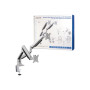 Logilink BP0043 Dual Monitor Desk mount, 13-32,gas spring, aluminum , Logilink