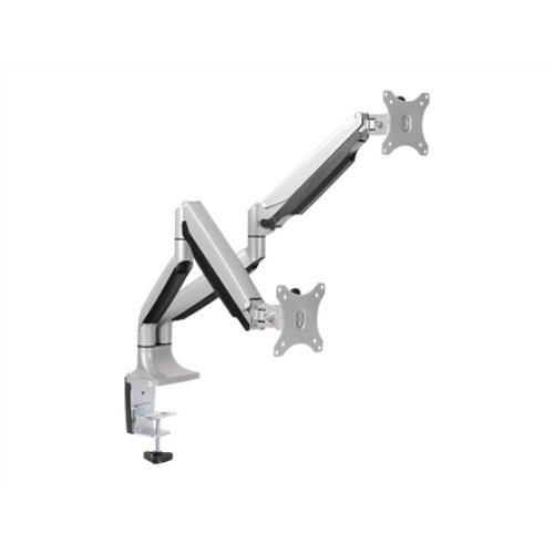 Logilink BP0043 Dual Monitor Desk mount, 13-32,gas spring, aluminum , Logilink