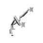 Logilink BP0043 Dual Monitor Desk mount, 13-32,gas spring, aluminum , Logilink