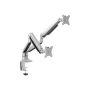 Logilink BP0043 Dual Monitor Desk mount, 13-32,gas spring, aluminum , Logilink