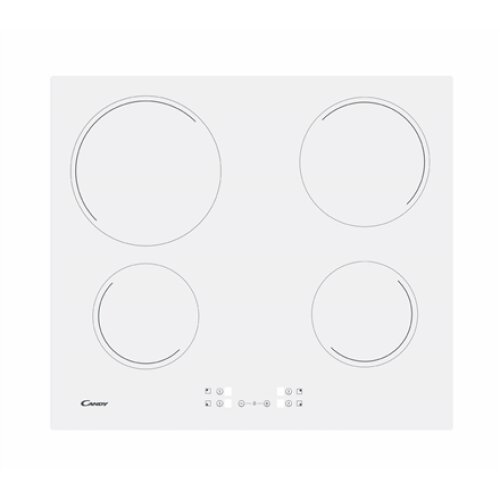 Candy , Hob , CH64CCW , Vitroceramic , Number of burners/cooking zones 4 , Touch , White