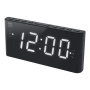 New-One , Alarm function , CR136 , Dual Alarm Clock Radio PLL , Black