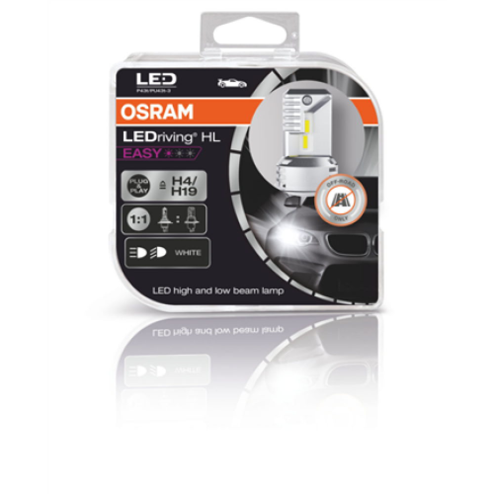 Osram LEDriving HL EASY H4/H19, 16.5 W, Cool white