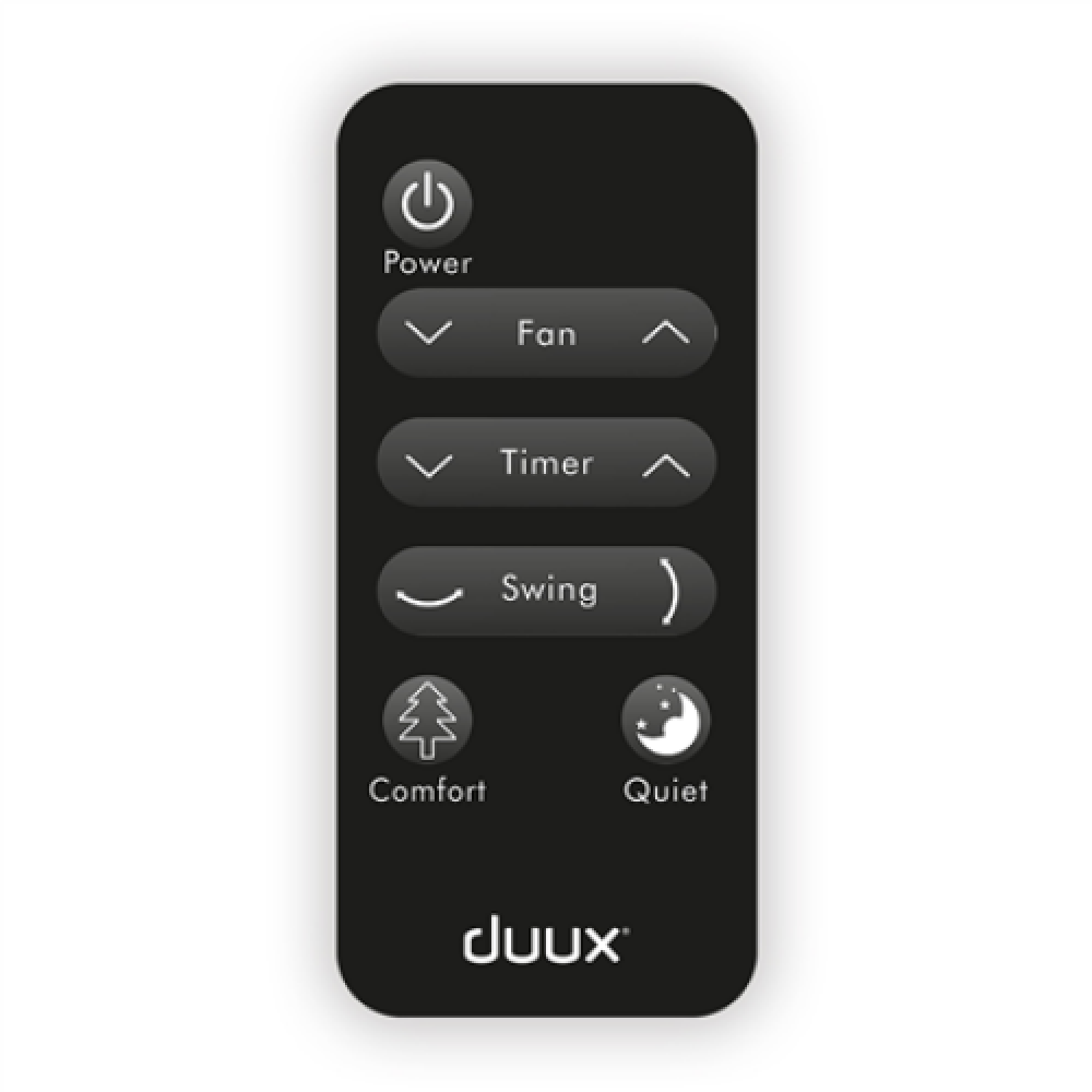 Duux , Fan , Whisper , Stand Fan , White , Diameter 34 cm , Number of speeds 26 , Oscillation , 2-22 W , Yes , Timer