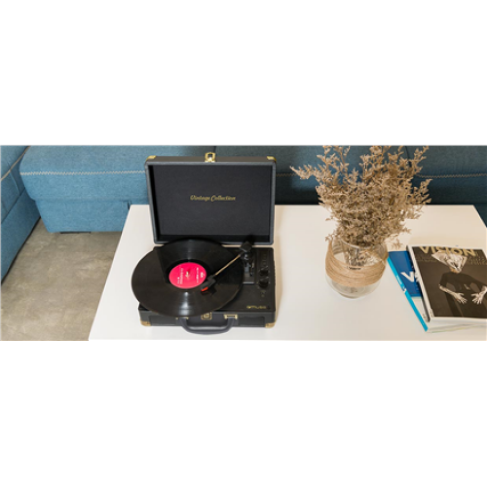 Muse , Turntable Stereo System , MT-103 GD , Black , 3 speeds , USB port , AUX in