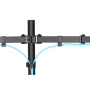 Digitus , Desk Mount , Swivel, Height adjustment , 15-32 , Maximum weight (capacity) 8 kg , Black