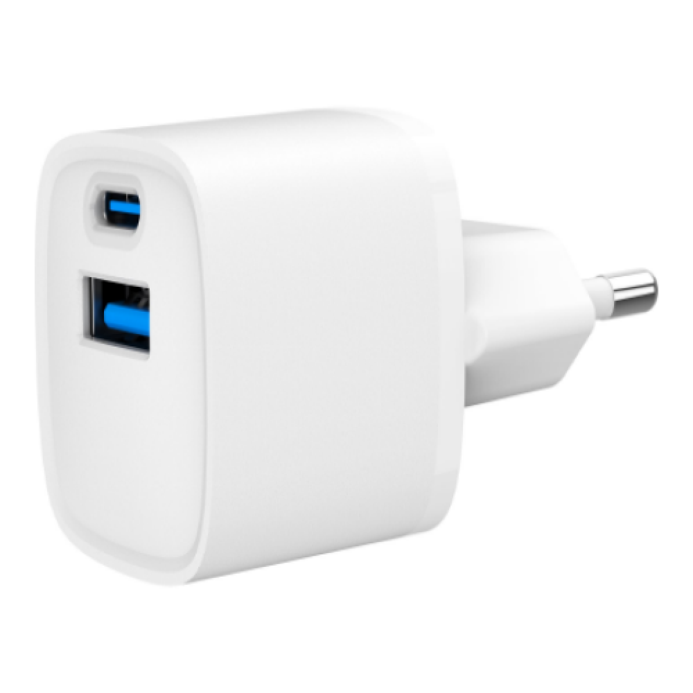 Gembird Fast Charger , TA-UC-PDQC20-W-01 , USB A+C