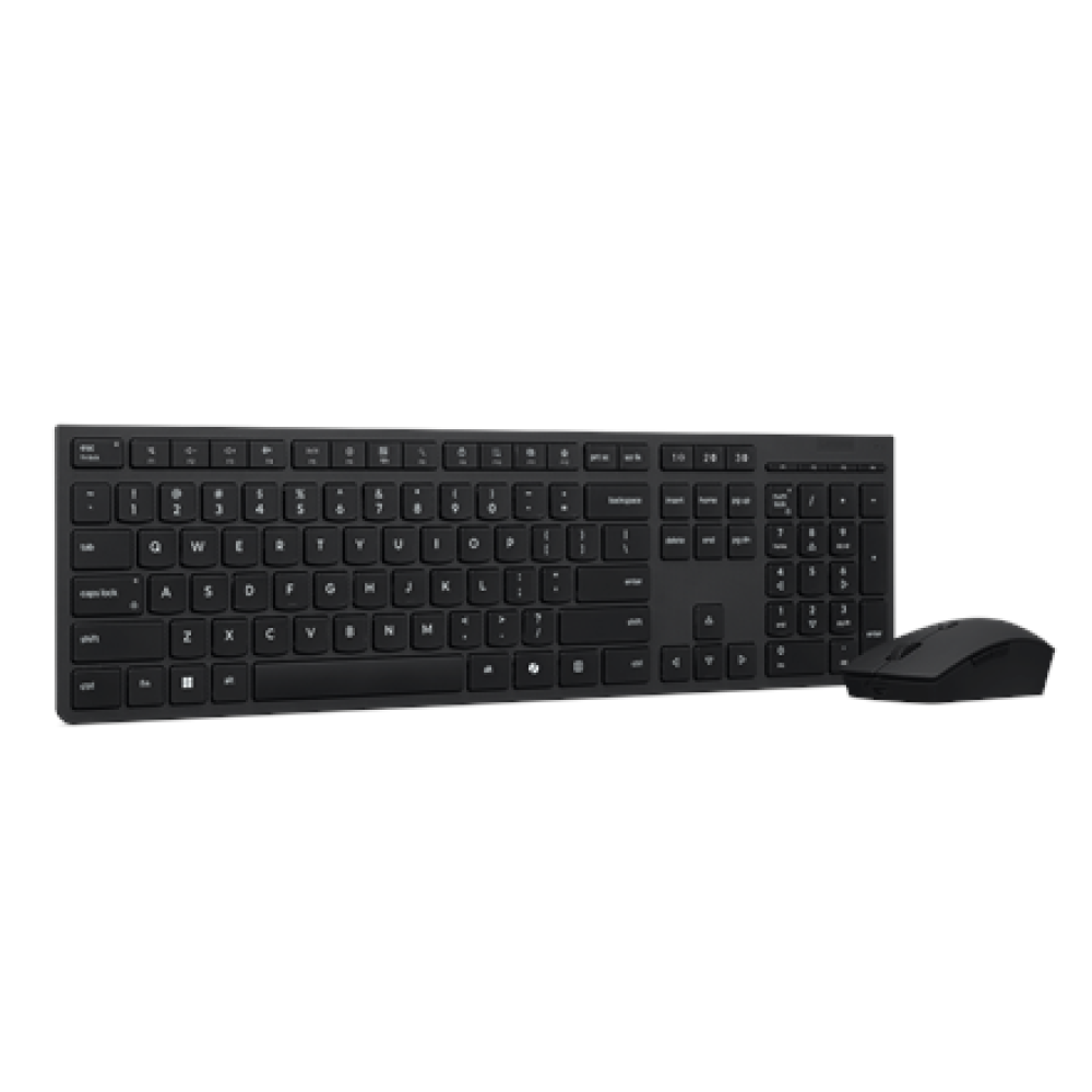 Lenovo Professional , Keyboard and Mouse Combo , Wireless , US Euro , Bluetooth , Black , 2.4 GHz