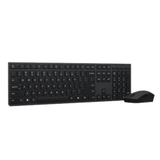 Lenovo Professional , Keyboard and Mouse Combo , Wireless , US Euro , Bluetooth , Black , 2.4 GHz