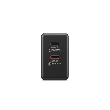 Lenovo Dual USB-C 65W GaN Charger , Charger , USB-C , 65 W