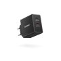Lenovo Dual USB-C 65W GaN Charger , Charger , USB-C , 65 W