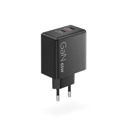 Lenovo Dual USB-C 65W GaN Charger , Charger , USB-C , 65 W