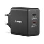 Lenovo Dual USB-C 65W GaN Charger , Charger , USB-C , 65 W