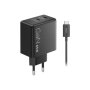 Lenovo Dual USB-C 65W GaN Charger , Charger , USB-C , 65 W