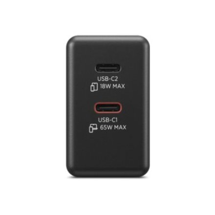 Lenovo Dual USB-C 65W GaN Charger , Charger , USB-C , 65 W