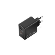 Lenovo Dual USB-C 65W GaN Charger , Charger , USB-C , 65 W