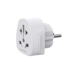 Gembird World to EU power adapter plug, 15 A , A-AC-EUMINTF , Travel adapter