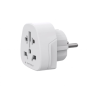 Gembird World to EU power adapter plug, 15 A , A-AC-EUMINTF , Travel adapter