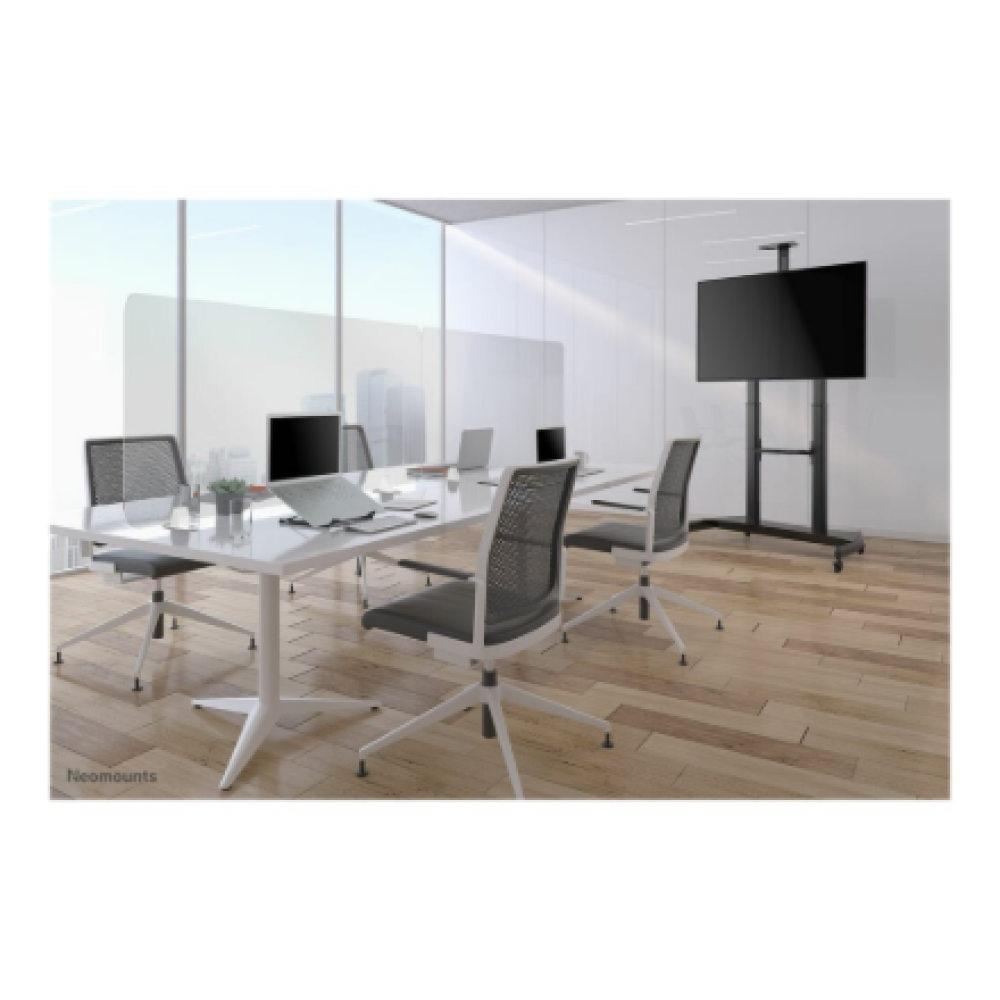 Neomounts Floor stand , PLASMA-M1950E TV trolley , Adjustable Height, Tilt , 60-100 , Maximum weight (capacity) 100 kg , Black