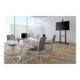 Neomounts Floor stand , PLASMA-M1950E TV trolley , Adjustable Height, Tilt , 60-100 , Maximum weight (capacity) 100 kg , Black