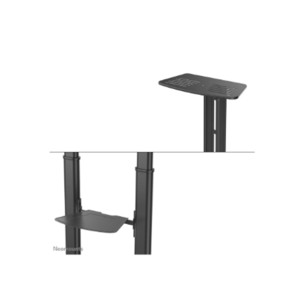 Neomounts Floor stand , PLASMA-M1950E TV trolley , Adjustable Height, Tilt , 60-100 , Maximum weight (capacity) 100 kg , Black