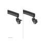 Neomounts Floor stand , PLASMA-M1950E TV trolley , Adjustable Height, Tilt , 60-100 , Maximum weight (capacity) 100 kg , Black