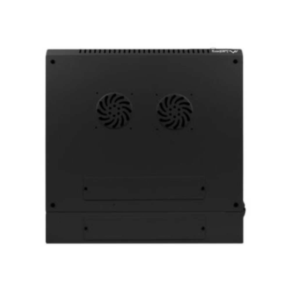 Lanberg , Rack cabinet 19 double-section wall-mount 9U/600x600 (flat pack) , WF02-6609-10B , Black