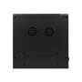 Lanberg , Rack cabinet 19 double-section wall-mount 9U/600x600 (flat pack) , WF02-6609-10B , Black