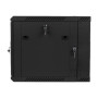 Lanberg , Rack cabinet 19 double-section wall-mount 9U/600x600 (flat pack) , WF02-6609-10B , Black