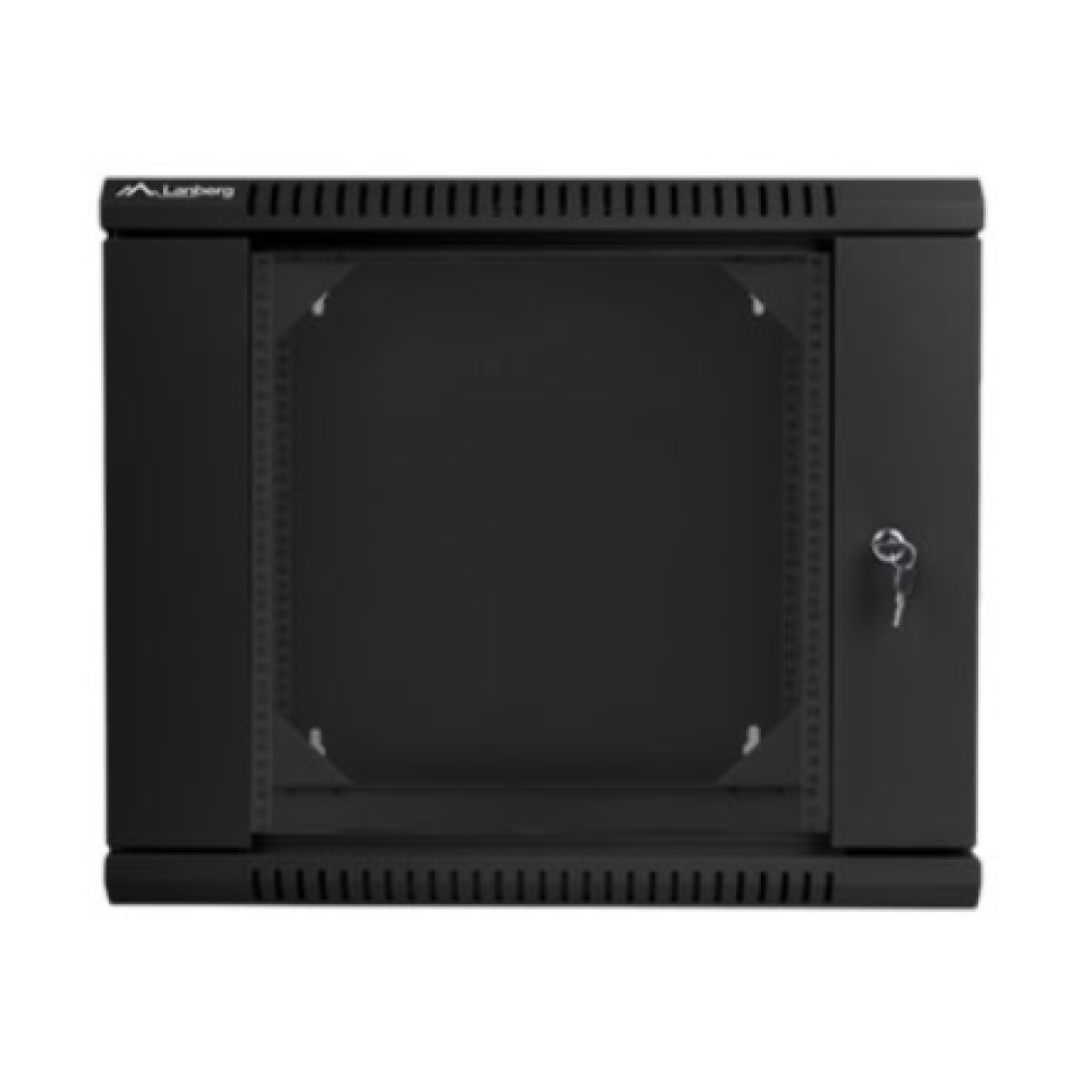 Lanberg , Rack cabinet 19 double-section wall-mount 9U/600x600 (flat pack) , WF02-6609-10B , Black