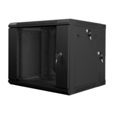 Lanberg , Rack cabinet 19 double-section wall-mount 9U/600x600 (flat pack) , WF02-6609-10B , Black