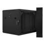 Lanberg , Rack cabinet 19 double-section wall-mount 9U/600x600 (flat pack) , WF02-6609-10B , Black
