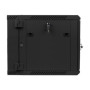 Lanberg , Rack cabinet 19 double-section wall-mount 9U/600x600 (flat pack) , WF02-6609-10B , Black