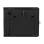Lanberg , Rack cabinet 19 double-section wall-mount 9U/600x600 (flat pack) , WF02-6609-10B , Black