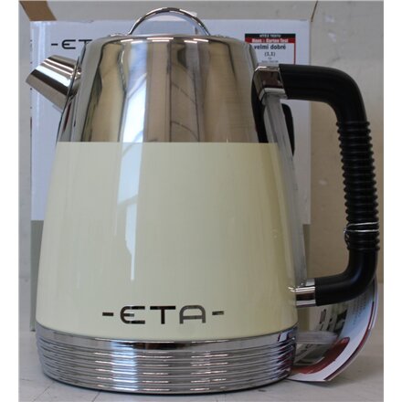 SALE OUT. ETA ETA918690040 Storio Kettle, Power 2150 W, Capacity 1.7 L, Stainless steel, Beige , SALE OUT. ETA , Storio Kettle , ETA918690040 , Standard , 2150 W , 1.7 L , Stainless steel , 360° rotational base , Beige , USED