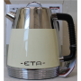SALE OUT. ETA ETA918690040 Storio Kettle, Power 2150 W, Capacity 1.7 L, Stainless steel, Beige , SALE OUT. ETA , Storio Kettle , ETA918690040 , Standard , 2150 W , 1.7 L , Stainless steel , 360° rotational base , Beige , USED