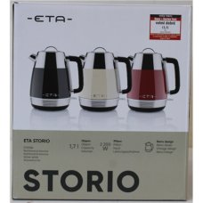 SALE OUT. ETA ETA918690040 Storio Kettle, Power 2150 W, Capacity 1.7 L, Stainless steel, Beige , SALE OUT. ETA , Storio Kettle , ETA918690040 , Standard , 2150 W , 1.7 L , Stainless steel , 360° rotational base , Beige , USED