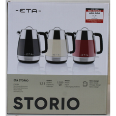 SALE OUT. ETA ETA918690040 Storio Kettle, Power 2150 W, Capacity 1.7 L, Stainless steel, Beige , SALE OUT. ETA , Storio Kettle , ETA918690040 , Standard , 2150 W , 1.7 L , Stainless steel , 360° rotational base , Beige , USED