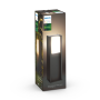 Philips Hue Turaco Outdoor Pedestal Lantern , E27 , 9 W , Warm white