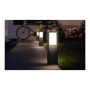 Philips Hue Turaco Outdoor Pedestal Lantern , E27 , 9 W , Warm white