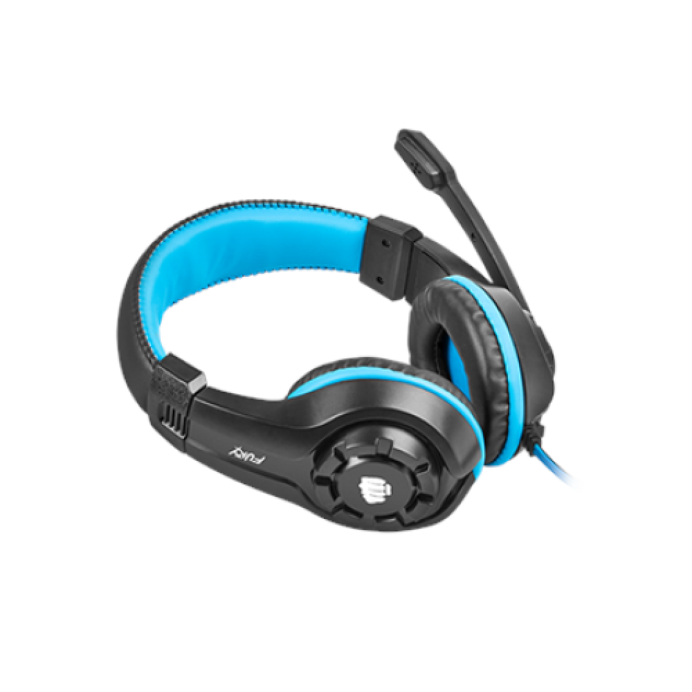 Genesis Gaming headset, 3.5 mm, Wildcat, Black/Blue, Built-in microphone