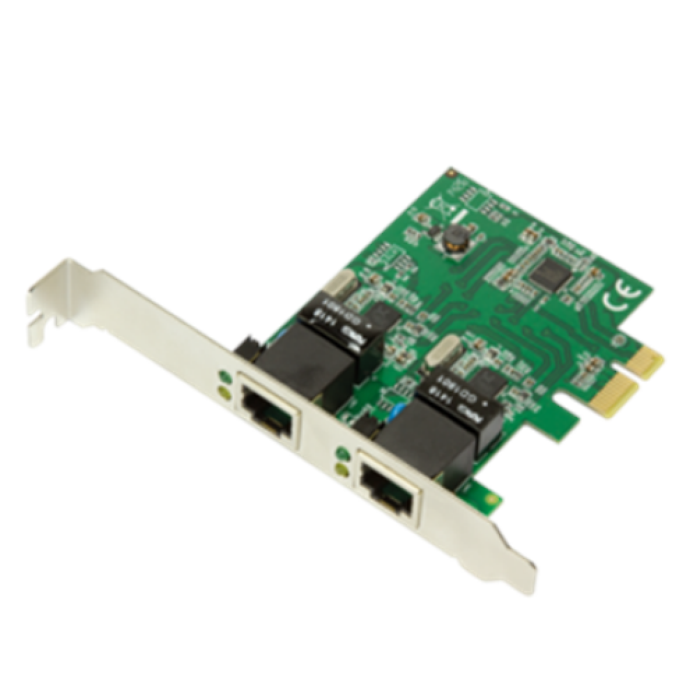 Logilink PC0075, 2-port Gigabit PCI Express network card , Logilink , 2 x Gigabit Lan (RJ 45) , PCIe
