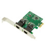 Logilink PC0075, 2-port Gigabit PCI Express network card , Logilink , 2 x Gigabit Lan (RJ 45) , PCIe