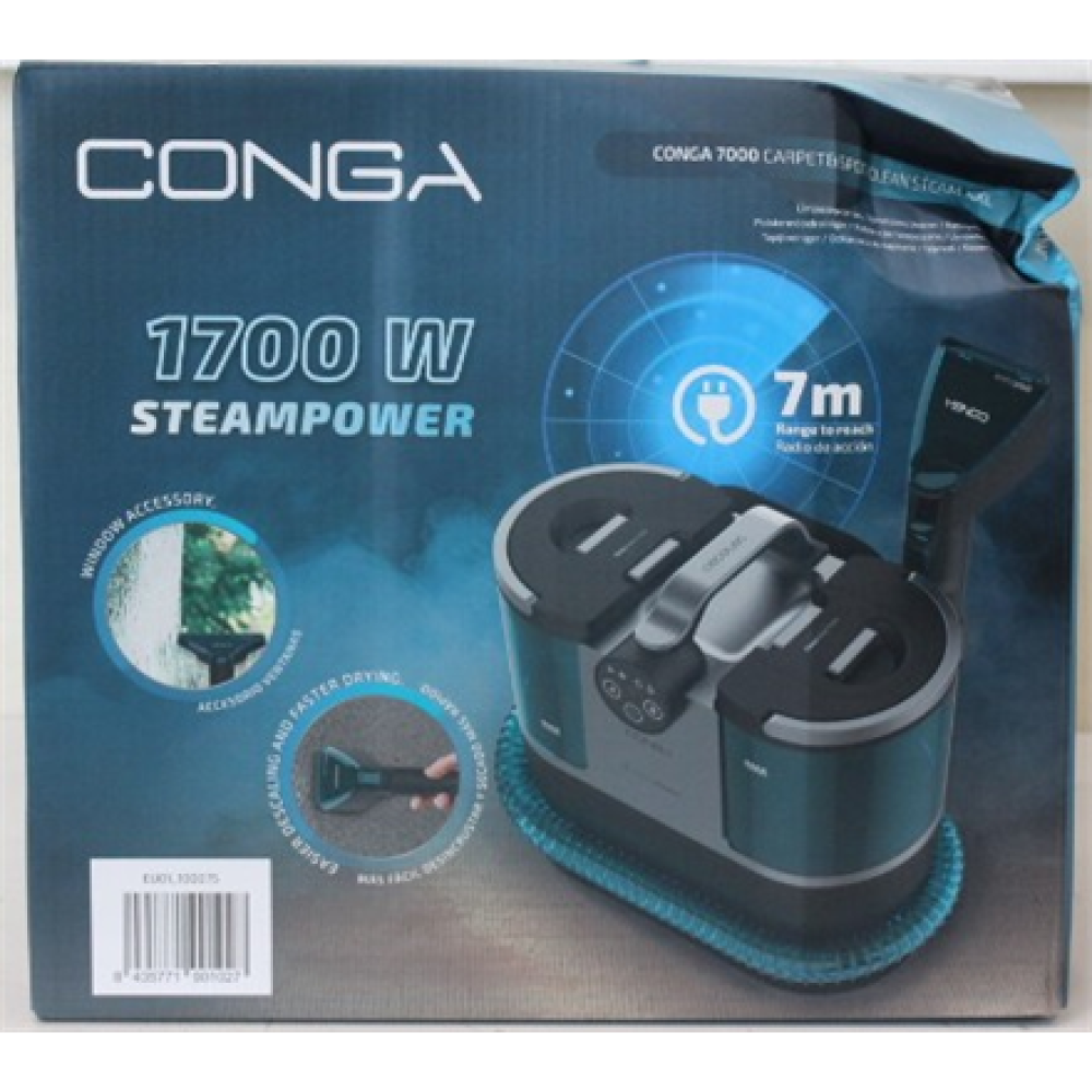 SALE OUT. Cecotec Conga 7000 Carpet&Spot Clean Steam XXL cable upholstery cleaner , Cecotec Upholstery Cleaner , Conga 7000 Carpet&Spot Clean Steam XXL , 1700 W , 24 month(s) , DAMAGED PACKAGING, SCRATCHED ITEM