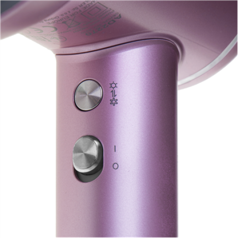 Adler Hair Dryer , AD 2270p SUPERSPEED , 1600 W , Number of temperature settings 3 , Ionic function , Diffuser nozzle , Pink